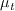 \mu_t