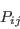 P_{ij}