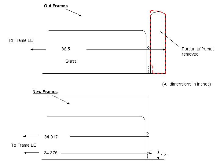 sketch of end-plate modification