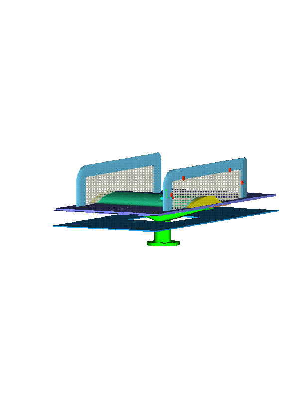 sketch 1 of 3-D hump geometry