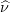 \widehat \nu
