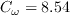C_{\omega }=8.54