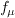 f_{\mu}