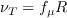 \nu_{T} = f_{\mu}R