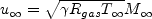 u_\infty=\sqrt{{\gamma}R_{gas}T_\infty}M_\infty