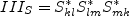 III_S = S_{kl}^* S_{lm}^* S_{mk}^*