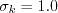 \sigma_k = 1.0
