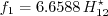 f_1 = 6.6588 \, H_{12}^{\star}