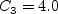 C_3 = 4.0