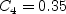 C_4 = 0.35