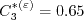 C_3^{*(\varepsilon)} = 0.65