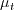 \mu_t
