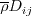 \overline \rho D_{ij}