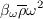 \beta_{\omega} \overline\rho \omega^{2}