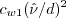 c_{w1}(\tilde \nu / d)^2