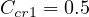 C_{cr1}=0.5