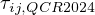 \tau_{ij,QCR2024}