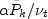 \alpha \tilde P_k / \nu_t